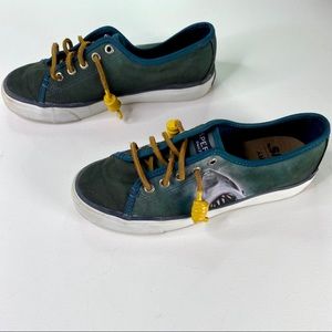 Jaws Sperry Seacoast Shark Grey